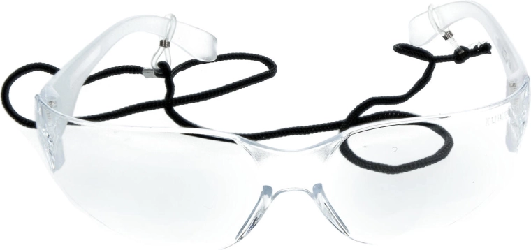 Klare beskyttelsesbriller af polycarbonat