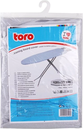 Toro betræk til strygebræt med non-stick teflonoverflade 38 × 120 cm