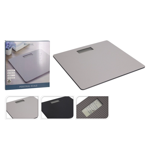 Glas badevægt med LCD-display