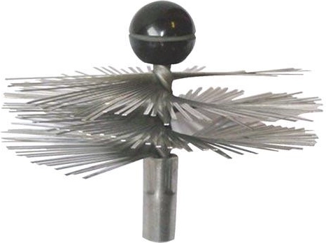 Rustfri skorstensbørste 150 mm