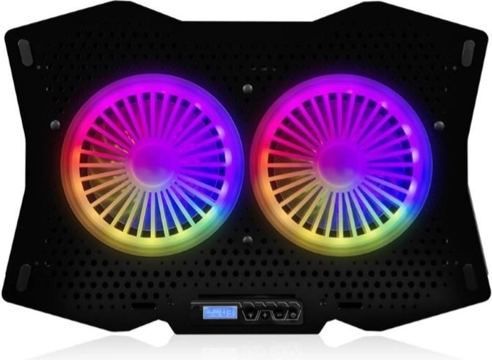Modecom silent fan rgb køleunderlag til bærbar computer