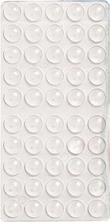 Selvklæbende støddæmpere 10 mm (50 stk.)