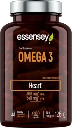 Omega 3 med E-vitamin – 90 kapsler