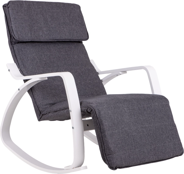 Gyngestol med justerbar fodstøtte fra ModernHome