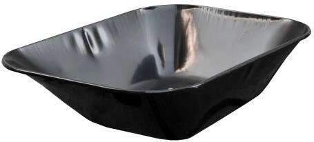 Reservebalje til trillebør 60 l sort