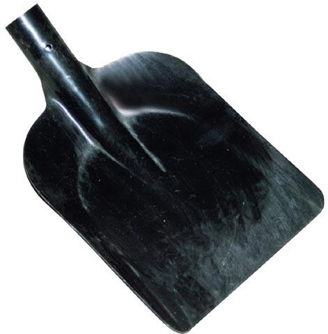 Skovl 19 cm uden skaft, sort