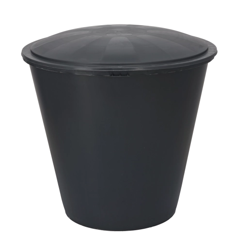 Havespand til regnvand 200–210 l med låg, antracit