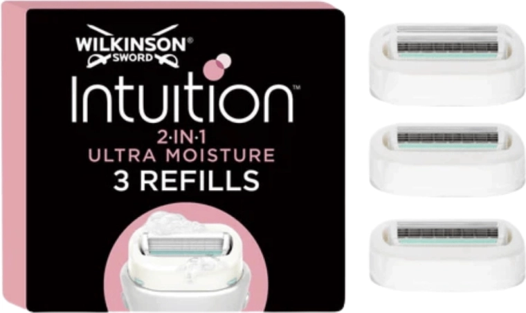 Wilkinson Intuition reserveskær 2-i-1 Ultra Moisture, 3 stk.