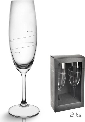 Champagneglas Vlnka 0,22 l 2 stk