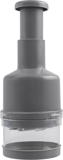 Altomdesign grøntsagshakker med 6 blade, grå, 22 × 9 × 9 cm