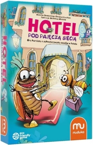 Muduko Hotel under edderkoppespindet – familie-kortspil 5+