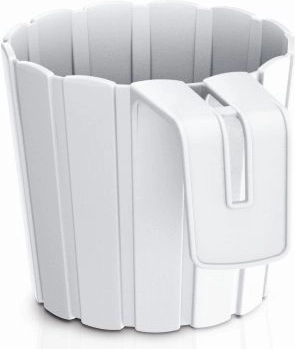 Hængende plantekasse Boardee Hook hvid 14,4 cm