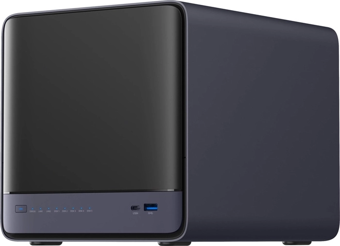 Minisforum NAS N5 Air mini-pc med AMD Ryzen 7 255, 16 GB RAM og 64 GB SSD