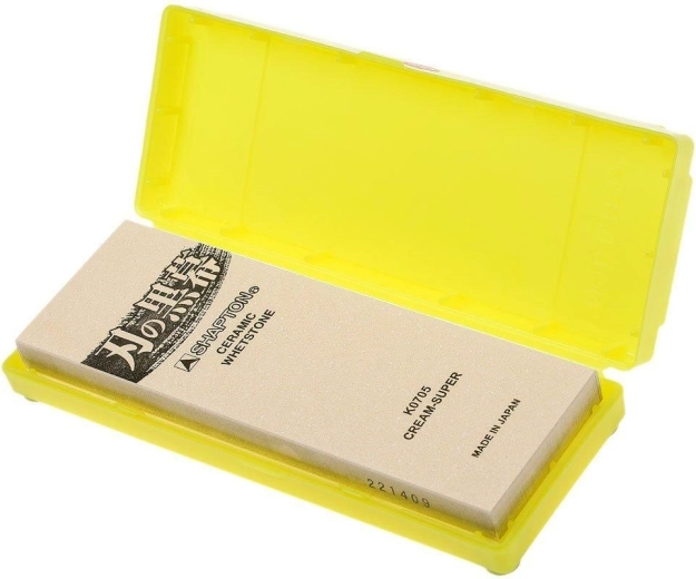 Slibesten SHAPTON Kuromaku 12000 cremefarvet