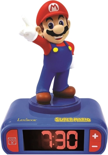 Vækkeur med Super Mario-figur