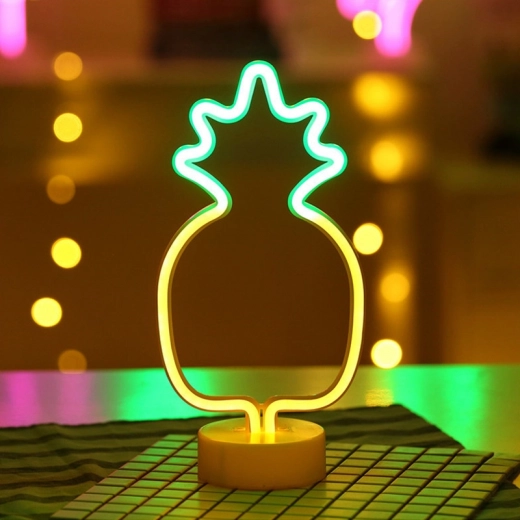 Dekorativt neonlys LED ananas