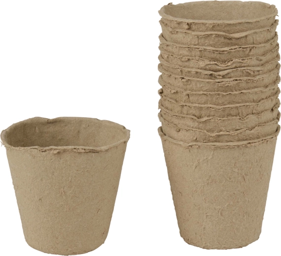 Papirplantepotter til forspiring 12 stk KINZO GARDEN 5,5 × 6 cm