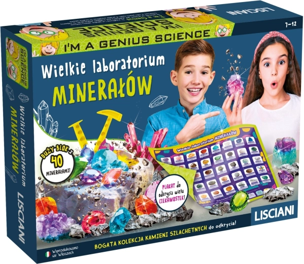 I’m a Genius stort mineral-laboratorium