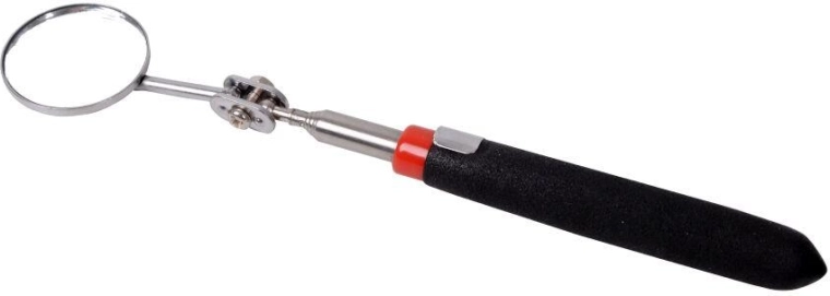 Teleskopisk inspektionsspejl med led, 30 mm