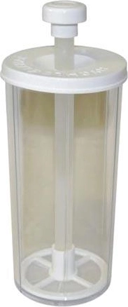 Håndpisker til cappuccino – transparent plast