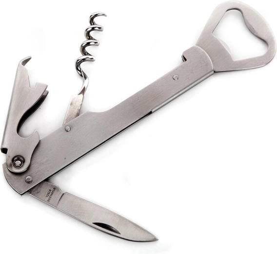 Tjenerproptrækker stor i rustfrit stål