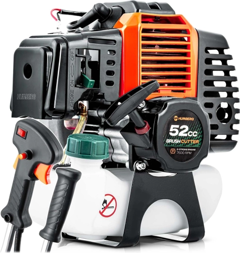 Humberg reservedel motor til benzindrevet buskrydder/trimmeapparat 52 cm³ med håndtag - 1 stk.