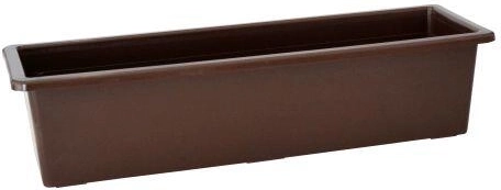 Selvvandende altankasse Salvia 50 cm brun
