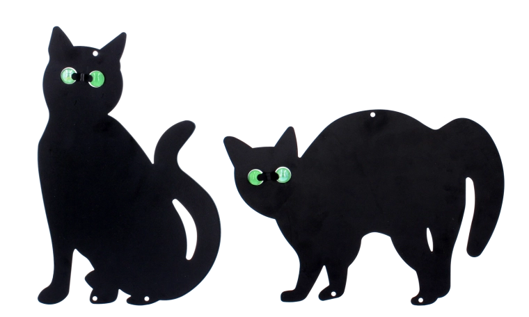 Katteformet fugle- og gnaverafskrækker, dekorativ