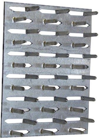Stangplade 160 × 132 mm, galvanisk beskyttet
