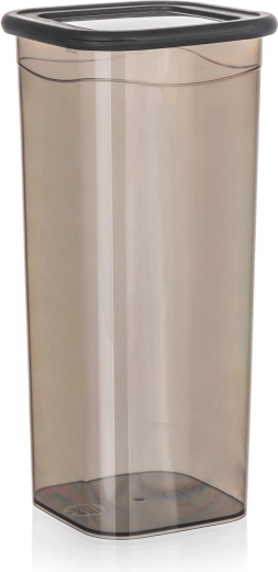 Madbeholder Lissa 1,8 l firkantet røgfarvet