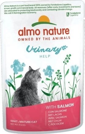 Almo Nature Urinary Help pose til katte med laks 70 g