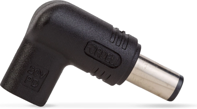 USB-C til DC 7,4 × 5,0 mm-adapterstik til Dell 20 V