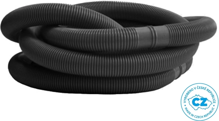 Poolslange 32 mm (5/4") 10 m sort