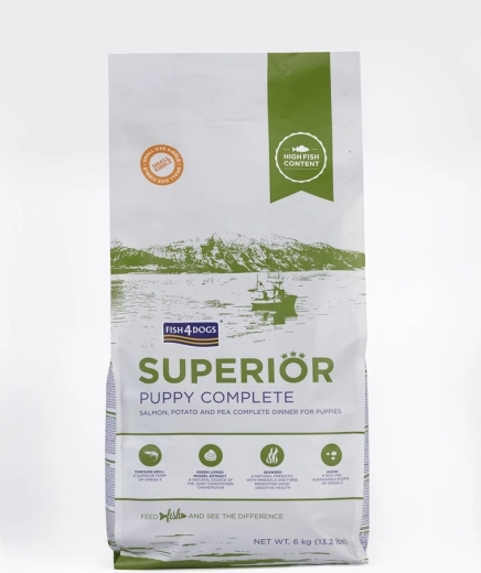 Fish4Dogs Superior granulat til hvalpe (små racer) laks med kartofler 6 kg