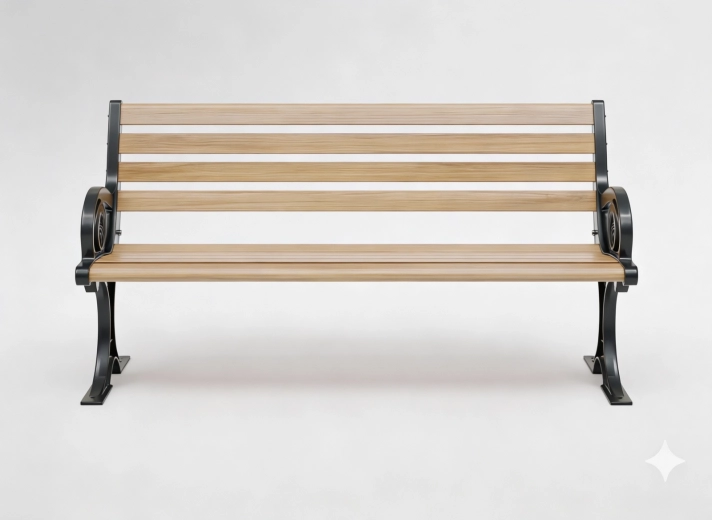 Aluminiums havebænk Charlotte 150 × 58 × 74 cm