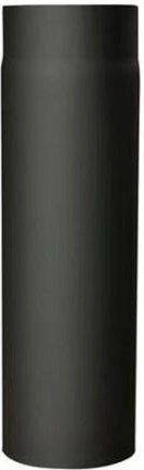 Røgrør med åbning 150 × 250 mm, stål 1,5 mm, sort