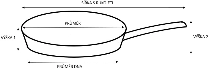 Kitchisimo stegepande i rustfrit stål 20 cm med nonstick-belægning
