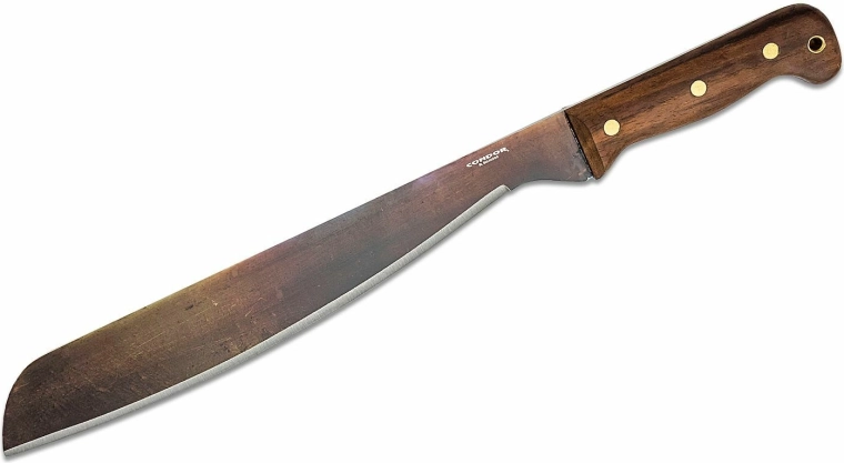 Condor Australian Army machete 32,7 cm med valnøddeskæfte og lærredsskede