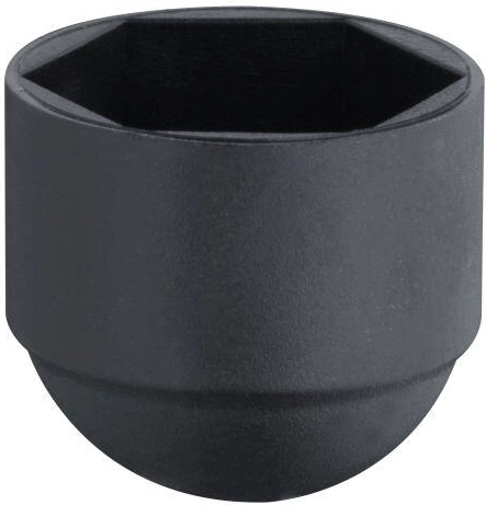 Beskyttende hatdæksel til skruer og møtrikker M8/13, sort, 100 stk.