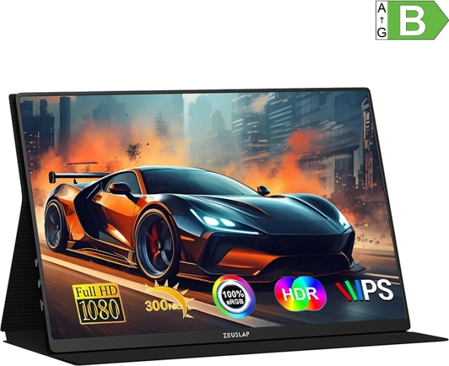 Bærbar monitor ZEUSLAP P16A 16,1" Full HD 144 Hz