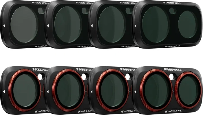Freewell All Day filter-sæt til Insta360 Luna Ultra (8 stk.)