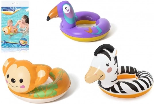 Oppustelig badering med safaridyr, diameter 51 cm, 3 designs i pose, 3–6 år