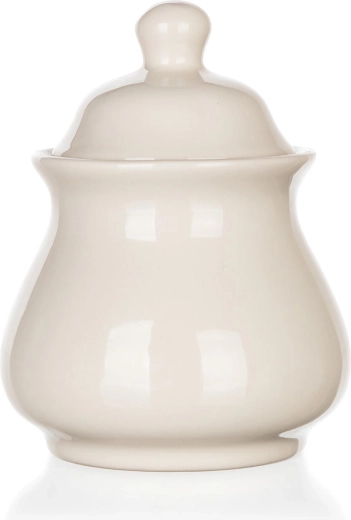 Keramisk sukkerskål 280 ml Natural Ivory