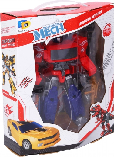 Sammenklappelig autorobot-legetøj 18 cm