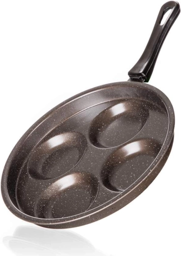 Pandekagepande 24 cm GRANITE Brown med nonstick-belægning