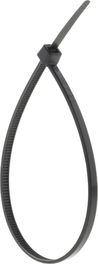 Retlux sorte kabelbindere 200 × 3,5 mm - 101 stk.