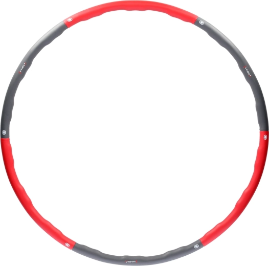 Massagemavebøjle hula hoop HMS, 100 cm – rød