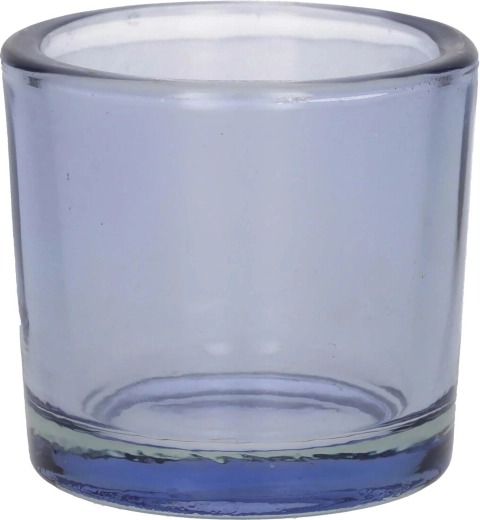 Espen fyrfadsstage, 6,5 × 6 cm, lilla klar