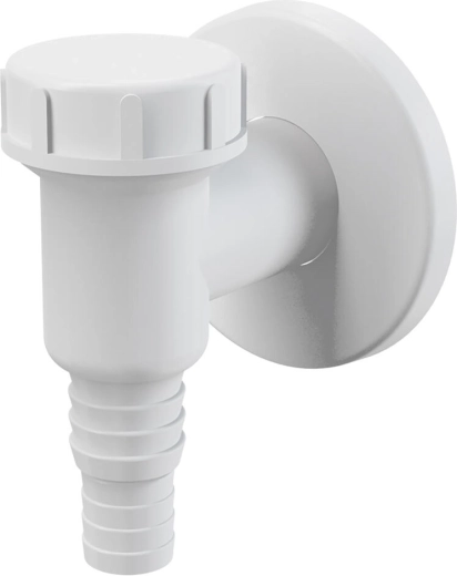 Udendørs vaskemaskonesifon PH, hvid