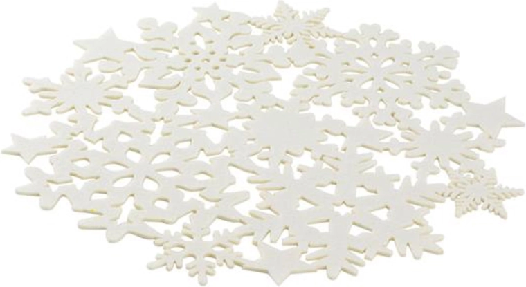 FILTET rundt dækkeserviet TORO 38 cm hvid